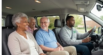Regular van transportation service